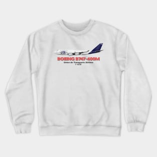 Boeing B747-400M - Union de Transports Aeriens Crewneck Sweatshirt